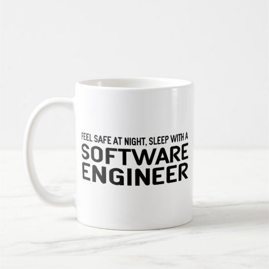 Funny Software Engineer Koffiemok (Links)