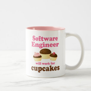 Funny Software Engineer Tweekleurige Koffiemok