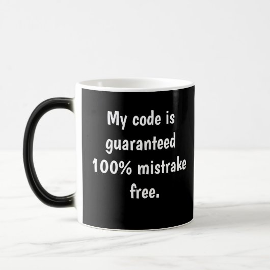 Funny Software Programmer Quote Computer Joke Magische Mok (Links)