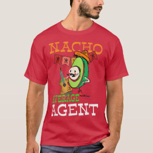 Funny Sombrero op Avocado Nacho Gemiddelde Agent T-shirt