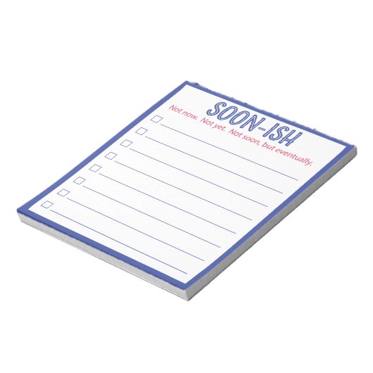 Funny Soon Ling om het Notitieblok van de lijst te (Gedraaid)