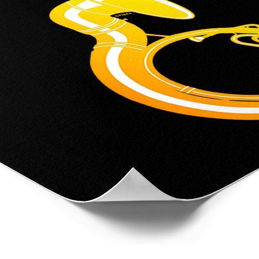 Funny Sousaphone Humor For Proud Sousaphonist Marc Poster (Hoek)