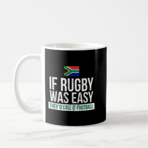 Funny South Africa Rugby- Rugby Koffiemok