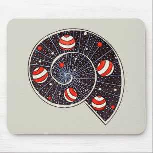 Funny Space Galaxy Planets Starry Sky Muismat
