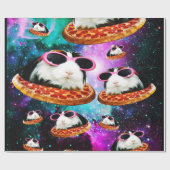 Funny space guinea cadeaupapier (Vlak)