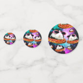 Funny space guinea confetti (Achterkanten)