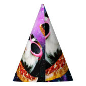 Funny space guinea feesthoedjes (Achterkant)