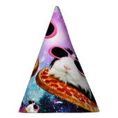 Funny space guinea feesthoedjes (Rechts)