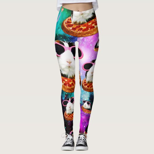 Funny space guinea leggings (Voorkant)