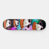 Funny space guinea skateboard (Horizontaal)