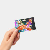 Funny Space pizzakat Badge (Handheld)