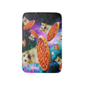 Funny Space pizzakat Badmat (Voorkant Verticaal)