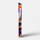 Funny Space pizzakat Case-Mate iPhone Case (Achterkant / Links)