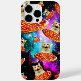 Funny Space pizzakat Case-Mate iPhone 14 Pro Max Hoesje
