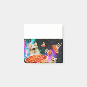 Funny Space pizzakat Post-it® Notes