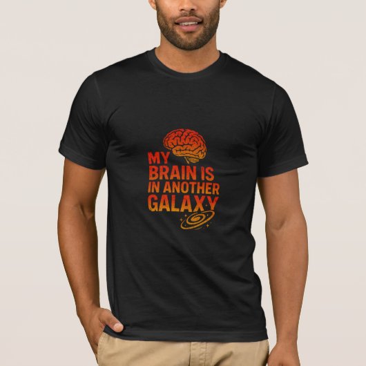 funny space quote t-shirt (Voorkant)