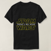 Funny Spam Shirt Computer Geek T-shirt Spam Wars T (Design voorkant)