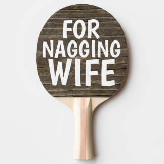 FUNNY SPANNING PADDLE WEDDING GIFT TAFELTENNISBATJE
