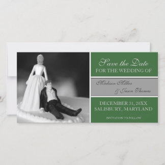 Funny sparen de Mededelingen van de Datum {Groen} Save The Date