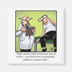 Funny Spectickles Medical Health Cartoon Humor Magneet