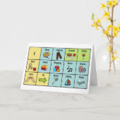 Funny Speech Therapist Special Education Teacher Kaart (Gele Bloem)