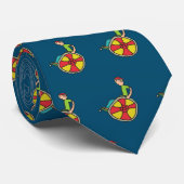 Funny Speedy-rolstoelgebruiker Stropdas (Opgerold)