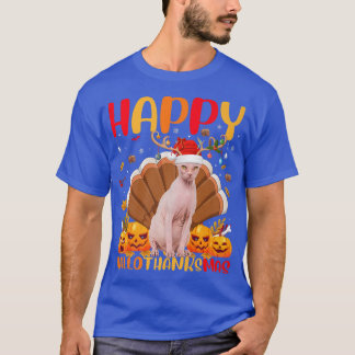 Funny Sphyn Cat Lover Happy Sphyn Cat HelloBedankt T-shirt