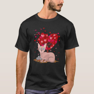 Funny Sphynx Cat Dierenvriend Sphynx Kat Valentijn T-shirt