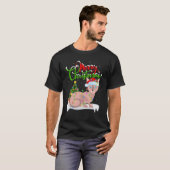 Funny Sphynx Cat Lover Xmas Lighting Sphynx Cat Ch T-shirt (Voorkant volledig)