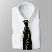Funny Spikeball Net met Smile Face Art Stropdas (Gebonden)