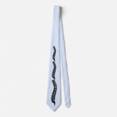 Funny Spine of Backbone Necktie Stropdas (Voorkant)