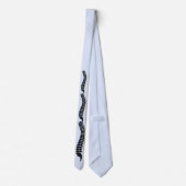 Funny Spine of Backbone Necktie Stropdas (Achterkant)