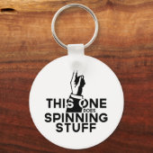 Funny Spinning Sleutelhanger -  deze spinnen (Voorkant)