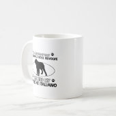 Funny spinone italiaans design koffiemok (Voorkant links)