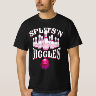 Funny Splits _n Giggles Bowling Team Bowler Sport T-shirt