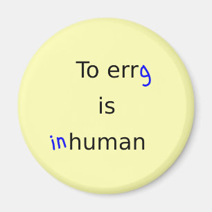Funny Sport quote erg is onmenselijk Magneet