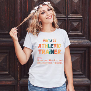 Funny Sports Definition Athletic Trainer T-shirt