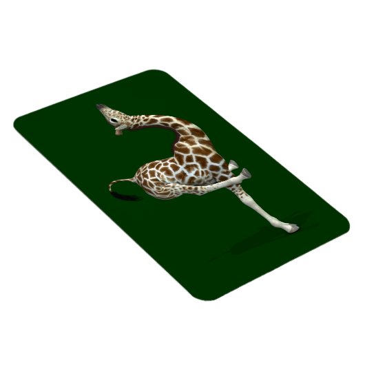 Funny Sporty Giraffe Magneet (Rechterzijde)