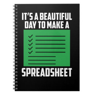 Funny Spreadsheet Accounting CPA Boekhoudkundige H Notitieboek