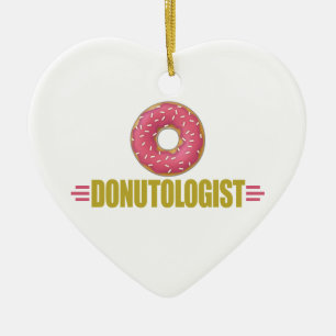 Funny Sprinkle Donut Lover Keramisch Ornament