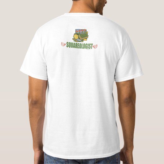 Funny Square Foot Gardening T-shirt (Achterkant)