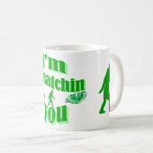 Funny squatching koffiemok (Voorkant rechts)