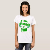 Funny squatching t-shirt (Voorkant volledig)