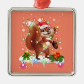 Funny Squirl Décorations de Christma Santa Hat Xma (Devant)