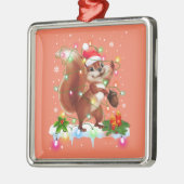Funny Squirl Décorations de Christma Santa Hat Xma (Gauche)