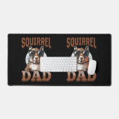 Funny Squirrel Animal Squirrel Dad Bureaumat (Keyboard & Muis)