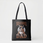 Funny Squirrel Animal Squirrel Dad Draagtas (Voorkant)