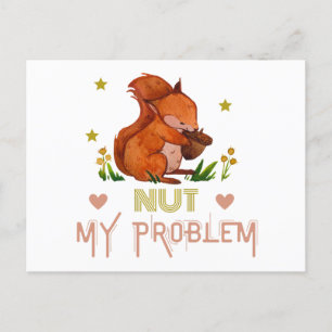 Funny squirrel briefkaart