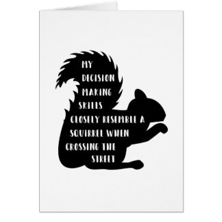Funny Squirrel Compétences décisionnelles Voiture