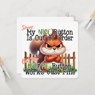 Funny Squirrel Kaart